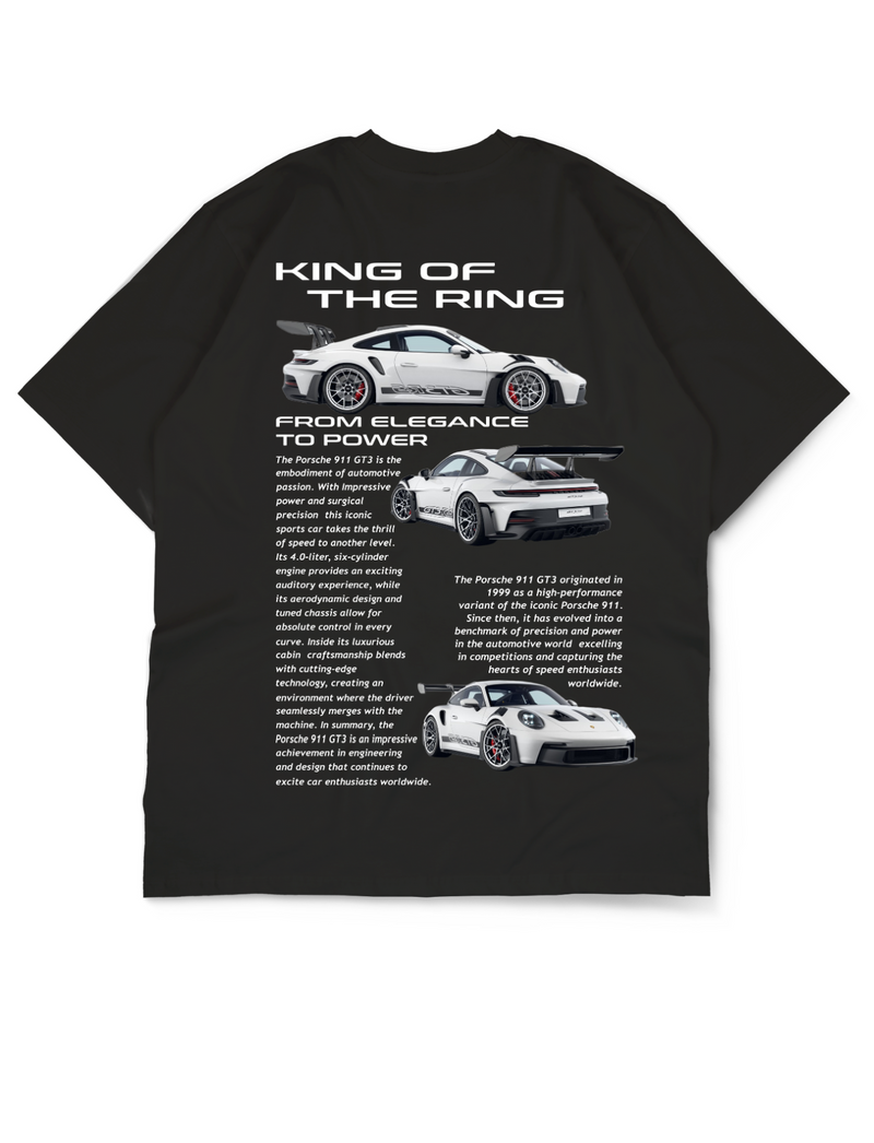 Oversize Drop Shoulder “King of Drift” Car Collection Tee By GenGears in Pakistan