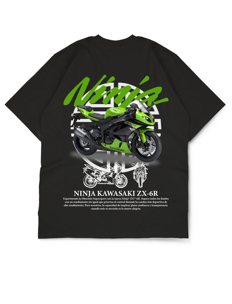 Oversize Drop Shoulder Motorbike Racing Tee By GenGears in Pakistan