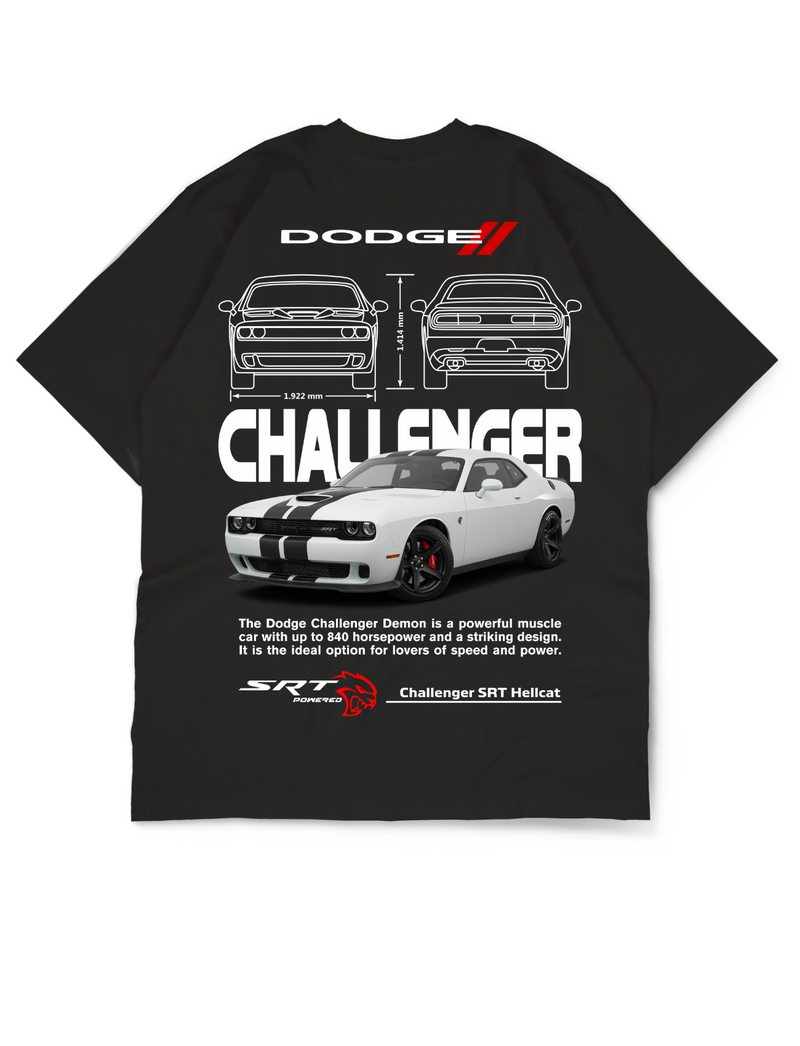 Car Collection Oversize Drop Shoulder Tee – Dodge Edition by GenGears in Pakistan