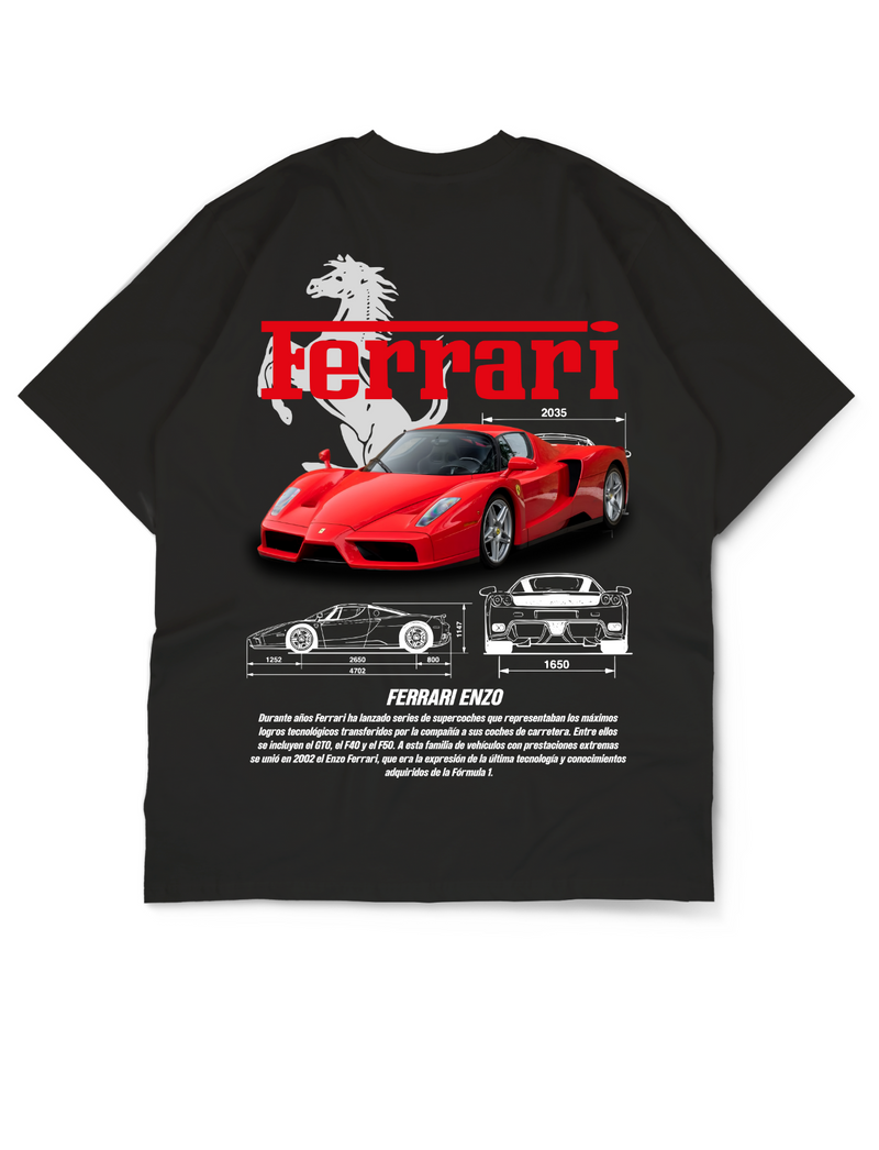 Oversize Drop Shoulder Car Collection Tee by GenGears in Pakistan