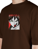 Premium Oversize Drop Shoulder Tee – Anime Sukuna Graphic