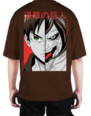 Premium Oversize Drop Shoulder Tee – Anime Sukuna Graphic