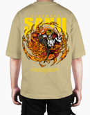 Premium Oversize Drop Shoulder Tee – Samurai Tiger Streetwear