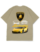 Car Collection Oversize Drop Shoulder Tee By GenGears in Pakistan
