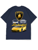 Car Collection Oversize Drop Shoulder Tee By GenGears in Pakistan