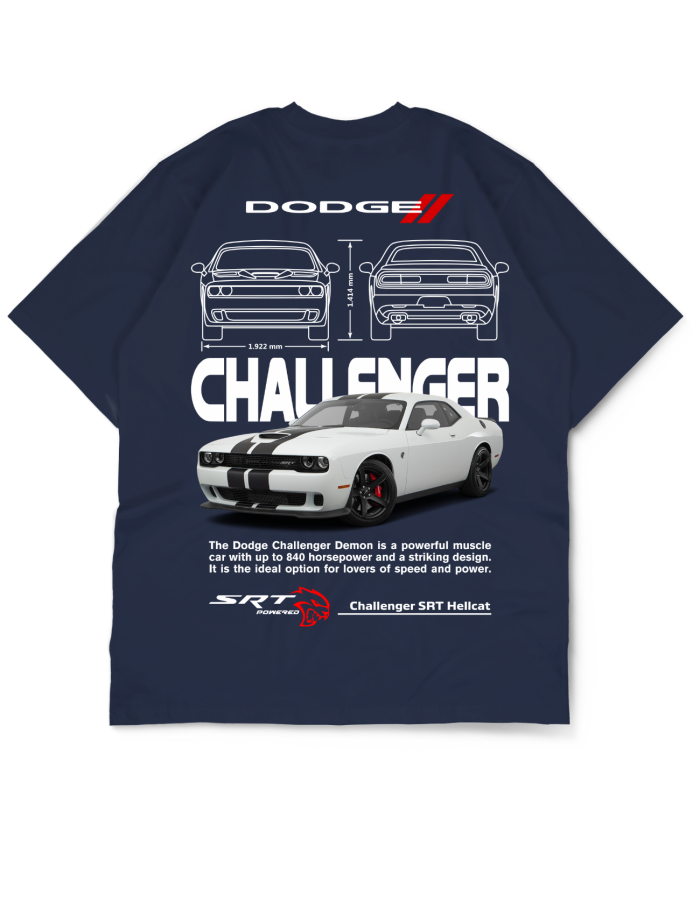 Car Collection Oversize Drop Shoulder Tee – Dodge Edition by GenGears in Pakistan
