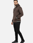 Premium Brown Blend Fleece  Zipper Hoodie Winter Edition