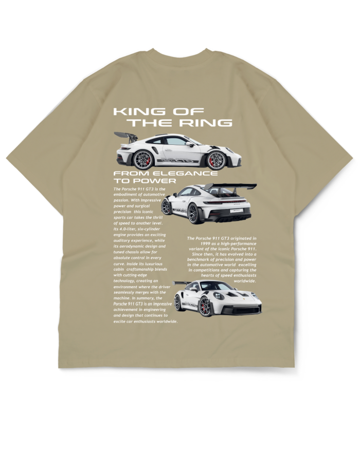Oversize Drop Shoulder “King of Drift” Car Collection Tee By GenGears in Pakistan
