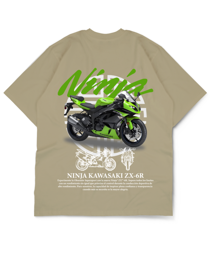 Oversize Drop Shoulder Motorbike Racing Tee By GenGears in Pakistan