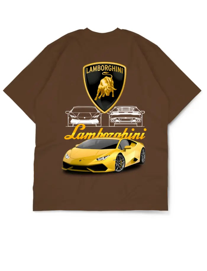 Car Collection Oversize Drop Shoulder Tee By GenGears in Pakistan