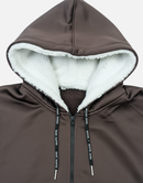 Premium Brown Blend Fleece  Zipper Hoodie Winter Edition