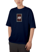 Premium Oversize Drop Shoulder Tee – Heritage Square Print | by GenGears in Pakistan