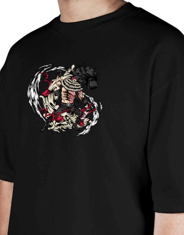 Premium Oversize Drop Shoulder Tee – Japanese Dragon Streetwear