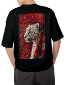 Premium Oversize Drop Shoulder Tee – Samurai Warrior Print