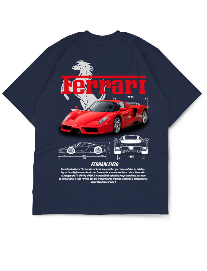 Oversize Drop Shoulder Car Collection Tee by GenGears in Pakistan