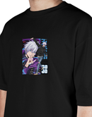 Premium Oversize Drop Shoulder Tee – Anime Gojo Satoru Graphic