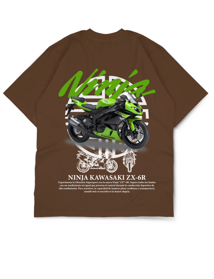 Oversize Drop Shoulder Motorbike Racing Tee By GenGears in Pakistan
