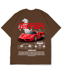 Oversize Drop Shoulder Car Collection Tee by GenGears in Pakistan