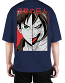 Premium Oversize Drop Shoulder Tee – Anime Sukuna Graphic