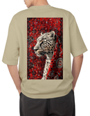 Premium Oversize Drop Shoulder Tee – Samurai Warrior Print