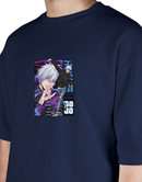 Premium Oversize Drop Shoulder Tee – Anime Gojo Satoru Graphic