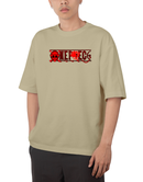 Premium Anime Oversize Drop Shoulder T-Shirt – Red Print & Character Design