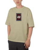 Premium Oversize Drop Shoulder Tee – Heritage Square Print | by GenGears in Pakistan