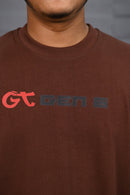 Premium Oversize Drop Shoulder Tee – Mustang Racing Graphic