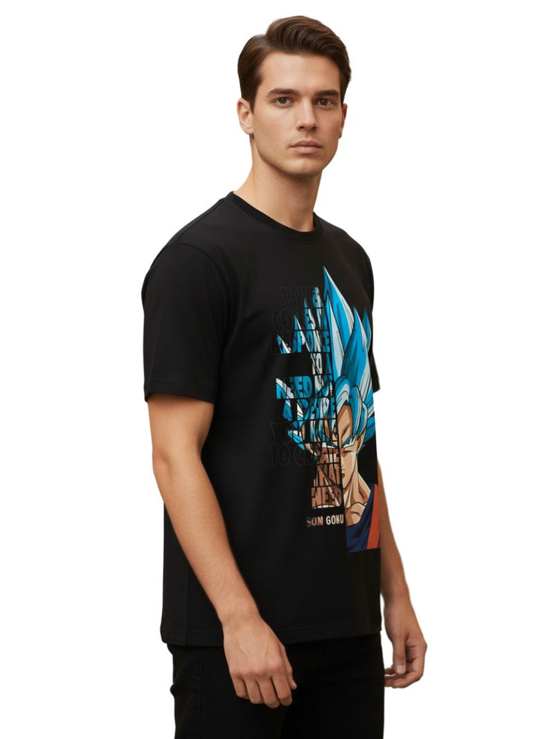 Goku Super Saiyan God SS (Blue) T-shirt - DBZ Fandom Tee - Comfortable Round Neck