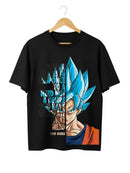 Goku Super Saiyan God SS (Blue) T-shirt - DBZ Fandom Tee - Comfortable Round Neck